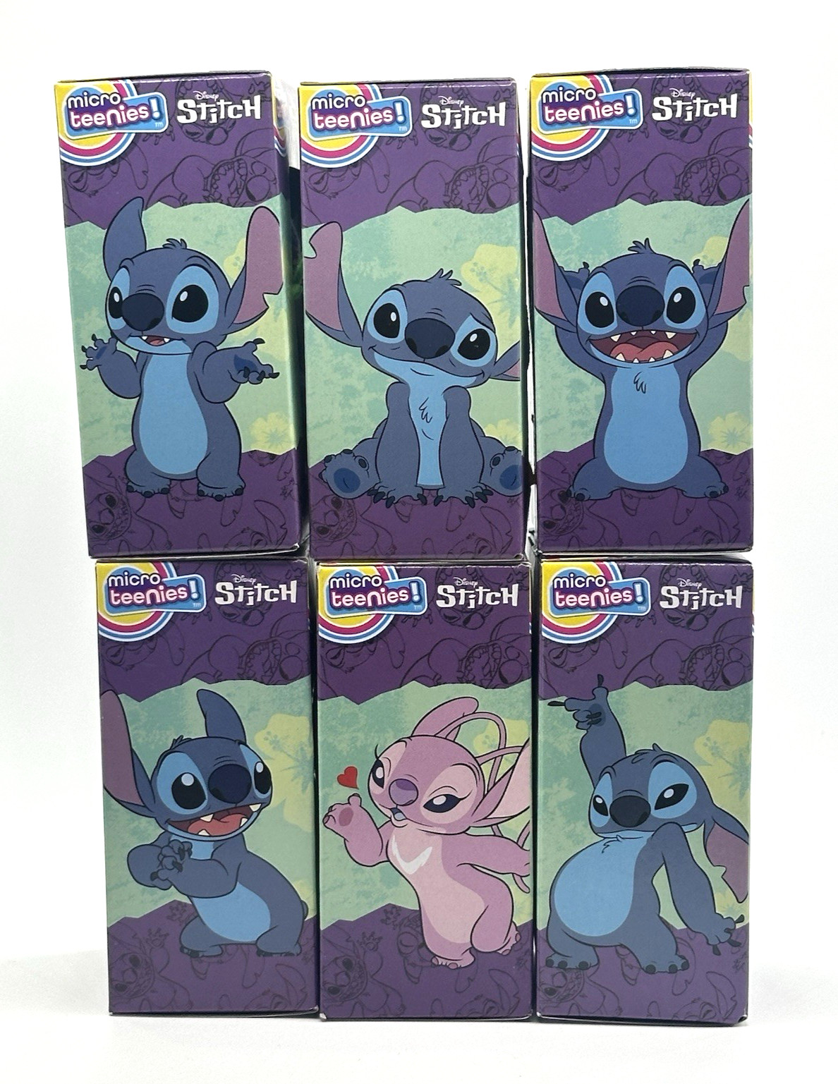 Micro Teenies Stitch Mini Plush Stitch Rubber Duck Tsum Tsum Disney Stitch 8 pcs