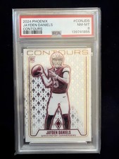 2024 Phoenix Jayden Daniels RC PSA 8 Contours Insert Rookie Commanders