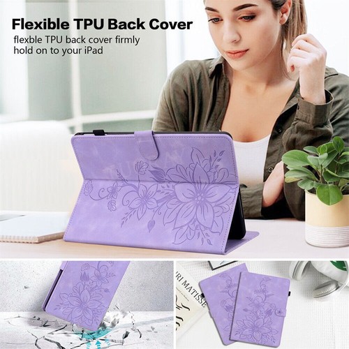 For Samsung Galaxy Tab S10 S9 FE / S9 FE Plus A9+ Smart Case Stand Tablet Cover - Picture 9 of 62