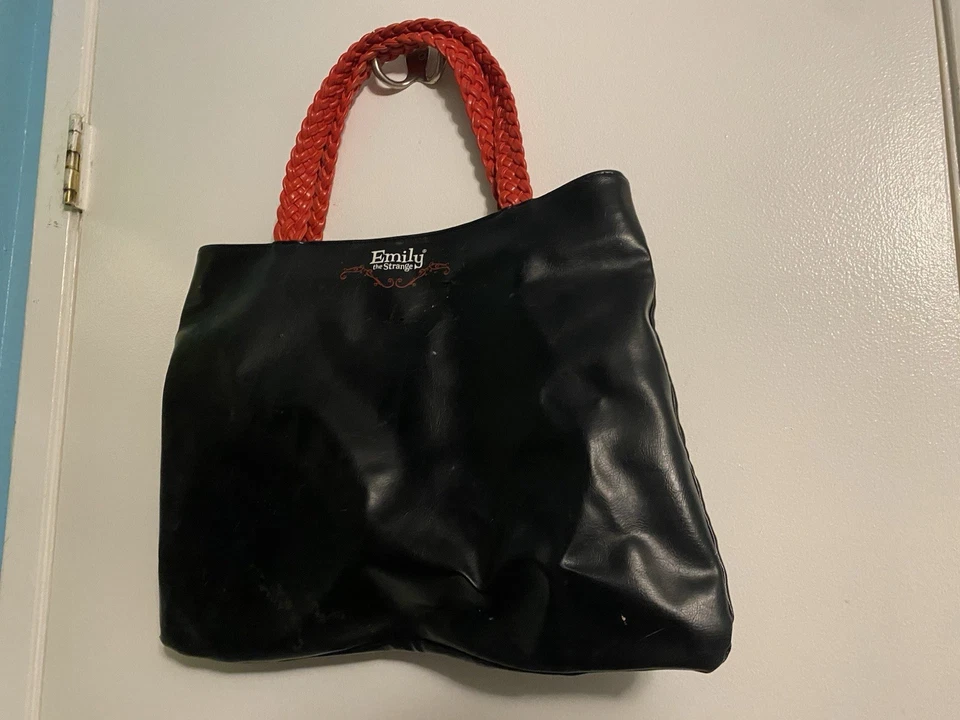 Emily The Strange Bag Womens Black Cat Goth y2k - Image 2 of 4