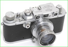  Vintage Leica IIIB camera w. Leitz Summar 2/5cm lens