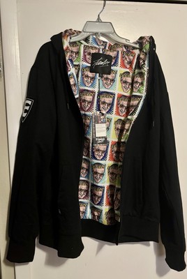 Stan Lee The Creator Marvel Comics Limited Edition Reversible Hooded Jacket Larg