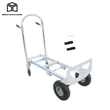 Convertible Folding Dolly 1000Lbs 2 In 1 Aluminum Hand Truck Trolley Handcart