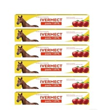 6 Pack Horse Dewormer Paste Apple Flavor FAST SHIPPING