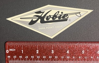 Hobie Surfboards Dana Point, Calf. Black /Grey Sticker/ Decal OG