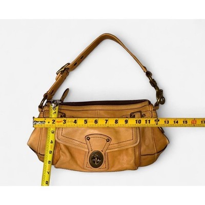 Coach Bleecker Legacy 65th Anniversary Leather Shoulder Bag Brass