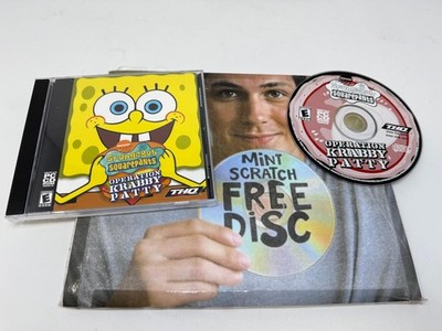 SpongeBob SquarePants: Operation Krabby Patty (PC, CD-ROM, 2001) OOP WIN98 WIN95
