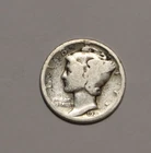 1927 D Mercury Dime 10C Cents Coin Silver
