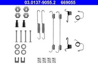 ATE ZubehöRsatz, Bremsbacken 03.0137-9055.2 FüR CitroËN Peugeot Renault