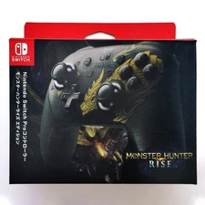 Official Nintendo Switch Pro Controller - Monster Hunter Rise Edition