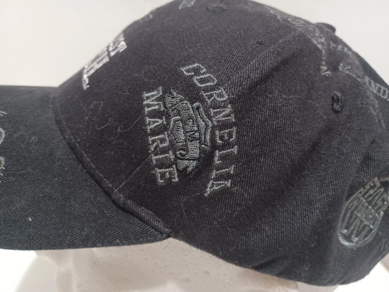 Vintage Y2K 2009 Deadliest Catch Time Bandit Ghost Crab AOP Self Fastening Hat