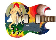 Eric Clapton Signed Autographed Custom Photo Graphics Guitar ACOA