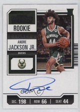 2023-24 Panini Contenders Rookie Ticket Andre Jackson Jr #108 Auto 1cc7