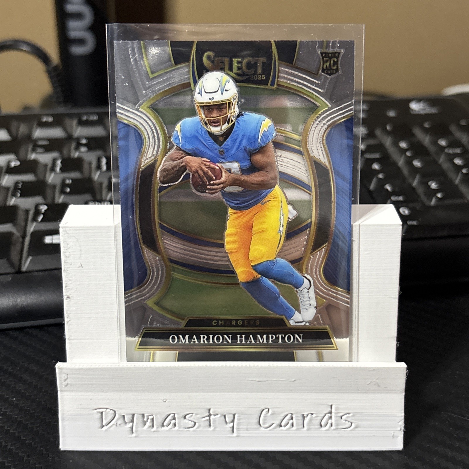 Panini Select 2025 Omarion Hampton Chargers Concourse Rookie #2 Football Card