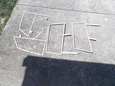 MG-TA /MG-TB SIDE CURTAIN FRAMES 1936-1939 N.O.S. MOSS MOTORS U.K. 449-285