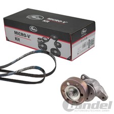 GATES Micro-V Kit KEILRIPPENRIEMEN-SATZ passend für TOYOTA AVENSIS COROLLA