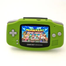 Game Boy Advance Console with iPS Backlight Backlit LCD Console - Apple Green
