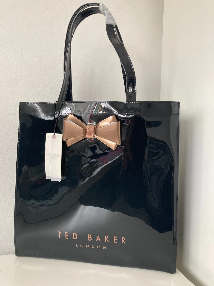 Ted Baker Cut Out Large Icon Bag in Rose Gold