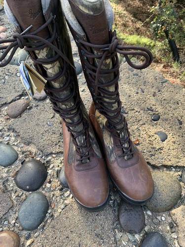 Browning Water Proof 18” Hunting Boots Brown Mens Size 13 W - Picture 3 of 8