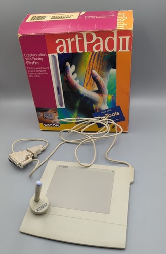 Wacom ArtPad II Graphics Tablet With Pen Adapter WINDOWS 95 Untested Vintage See - Picture 24 of 24