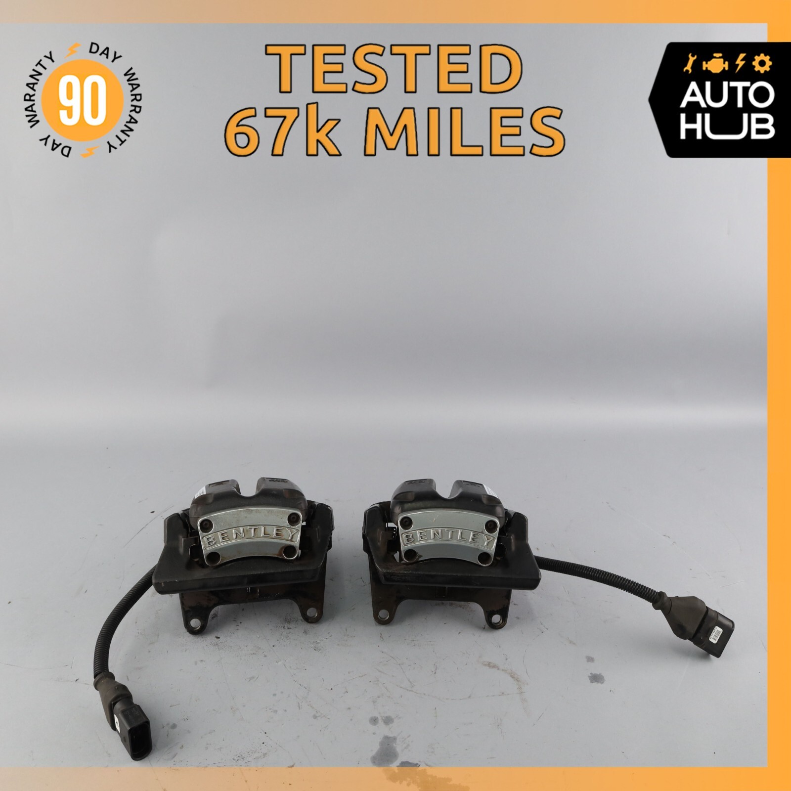Bentley Continental Flying Spur Rear Right & Left Side Brake Caliper w/ Actuator