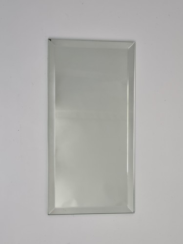 Silver Mirror Bevelled Tiles - 2no - 21cm x 9cm - 第 1/2 張圖片