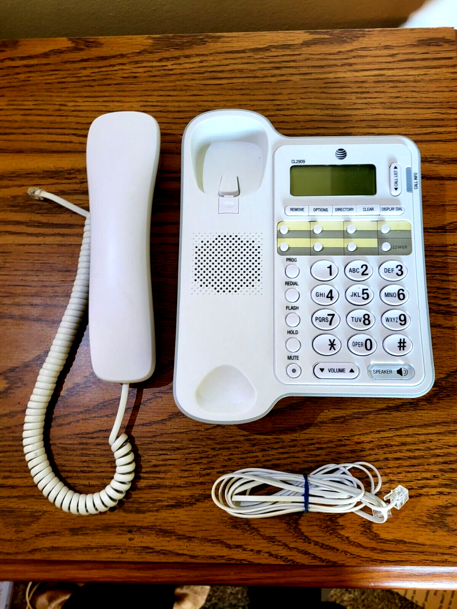 Voip Phone AT&T 89-4030-00 CL2909 Single Line Speaker With Caller