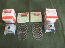 YAMAHA XS360 TWIN PISTONS & RINGS SET NOS 0.25 O/S 1L9-11610-10 1L9-11635-00