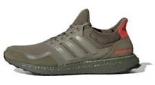 NEW Adidas Ultraboost S L Shoes Raw Khaki Trace Cargo Solar Red Size 4 EF1978