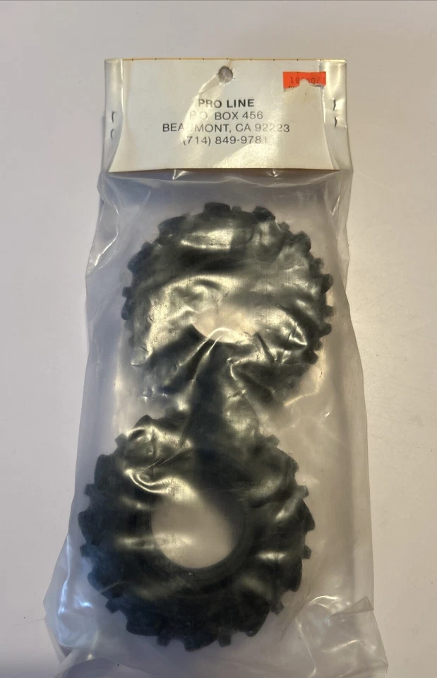 Vintage Proline Lugger 114-R 1017 Rear Tires 1.5"Rim Tamiya SRB RC10 RC RARE NEW - Image 3 of 3