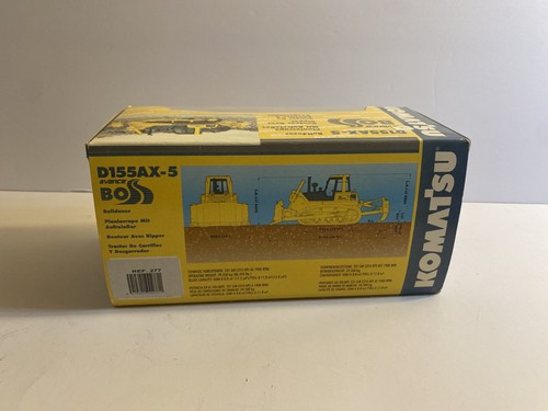 HTF Joal 277 Komatsu D155AX-5 Avance Bulldozer w/ROPS & Cab 1:50 Die-cast w/ Box - Foto 13 di 14