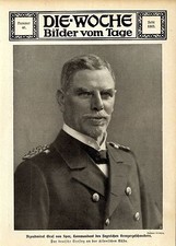 Graf von Spee Kommandant des siegreichen Kreuzergeschwaders (Chile) 1.WK 1914