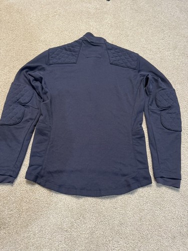 Kitsbow Men's Blue Merino Wool Half Zip - Picture 4 of 12