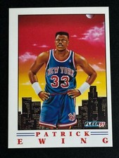 1991 Fleer Pro Visions Patrick Ewing #4 New York Knicks INSERT GOAT HOF