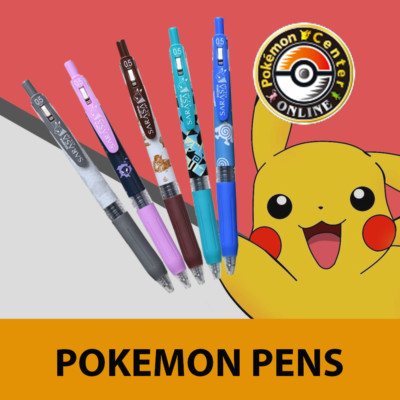 Pokemon GEN 1 Stifte - nachfüllbar - Pokemon Center Japan (NEU) Original/Lizenziert