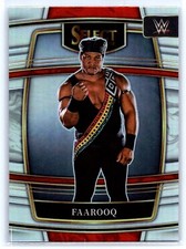 2022 PANINI SELECT WWE CONCOURSE SILVER PRIZM PARALLEL #77 FAAROOQ WWF