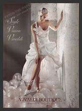 Vivaldi Boutique 2000s Print Advertisement 2007 Wedding Dresses Legs Style