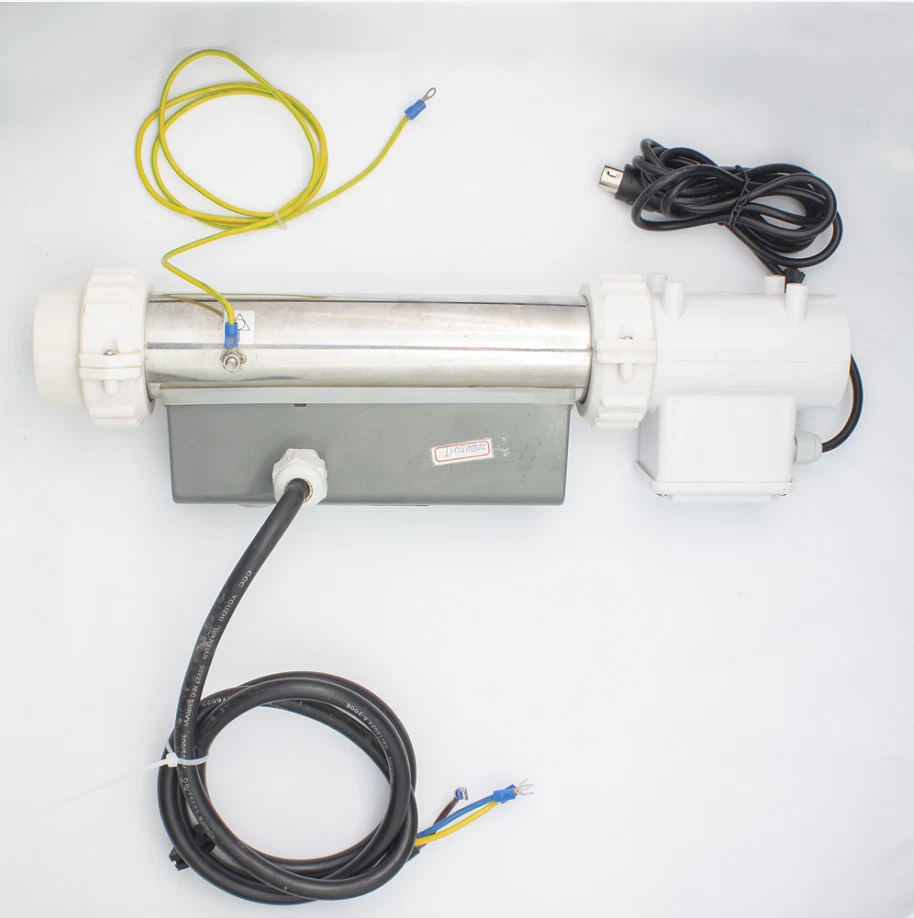 3KW Straight H220 Spa Bath Heater with 1.5u0026#034; Water Flow Sensor | eBay