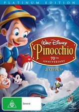 Pinocchio (70th Anniversary Edition: Platinum Edition, 2 Disc DVD, 1940)