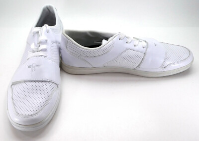 Creative Recreation Shoes Cesario Lo Leather Perforated White Sneakers Size 14