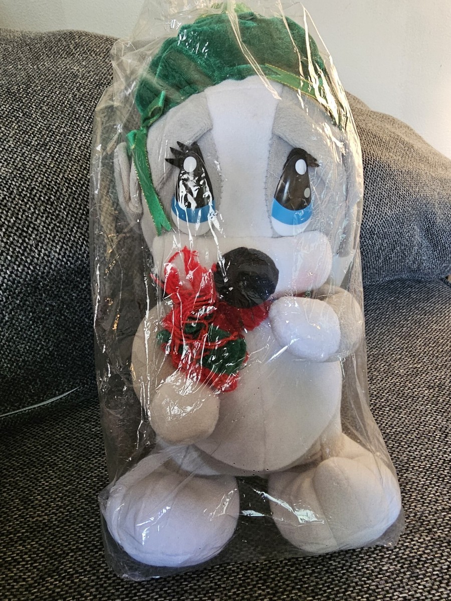 Sad Sam & Honey VINTAGE NEW OLD STOCK Puppy Dog Christmas Plush