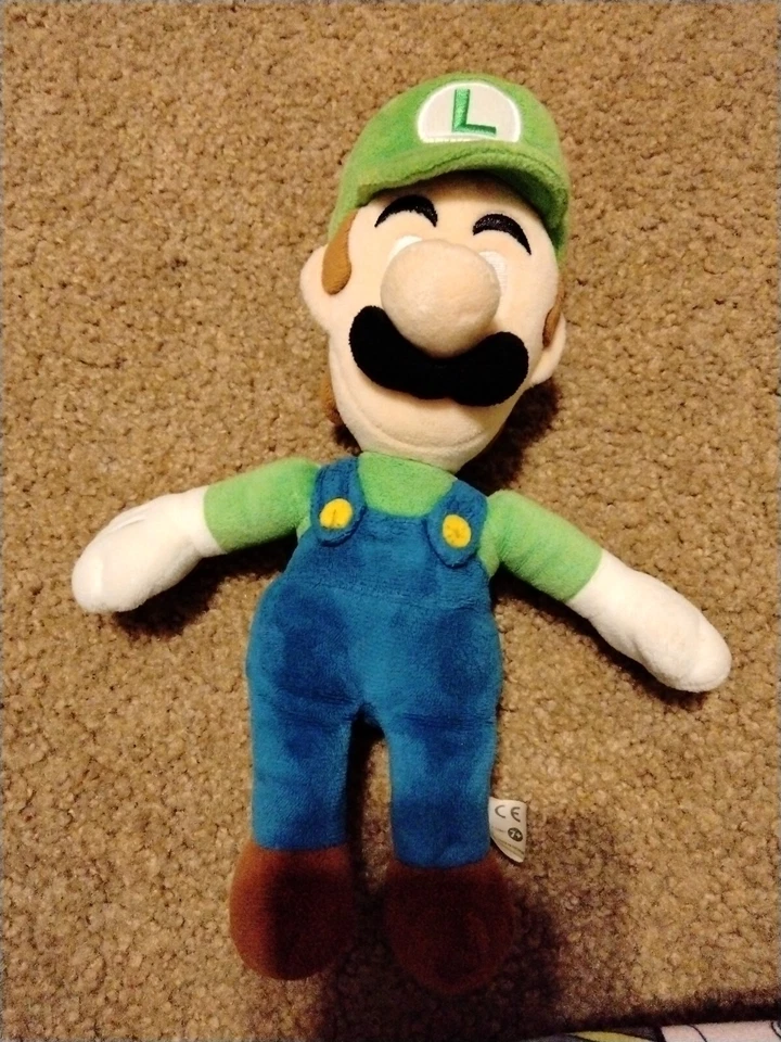 3 Mario Plushies including Mario, Luigi, and Baby Luigi  - Image 3 of 4