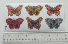 Violette Collection - BUTTERFLIES, Large - 1 Sheet Artistic Stickers P85