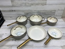 GreenPan Reserve Hard Anodized Healthy Ceramic Nonstick 10 Piece Taupe