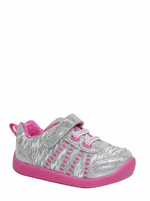 GARANIMALS Girls Basic Athletic SILVER PINK SIZE US 6                    --336--