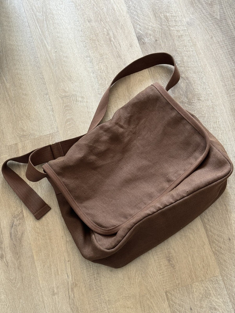 Comoli Hemp Duck Shoulder Bag Brown One Size | eBay Comoli Hemp Duck Shoulder Bag Brown One Size | eBay