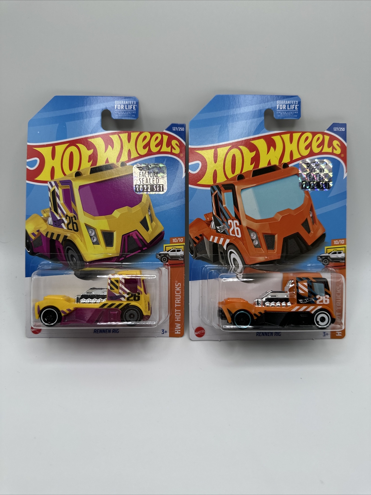 Hot Wheels Rennen Rig Lot Of 2 From 2022 Factory Set