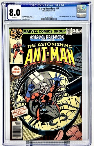 Marvel Premiere #47 CGC 8.0 WHITE 1st SCOTT LANG ANT MAN Marvel Comics 1979 KEY