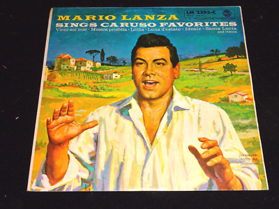 MARIO LANZA sings caruso favorites Vinyl Schaalplatte washed LM2393-C MONO EX