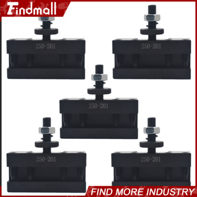 5Pc BXA #1 250-201 Quick Change Turning & Facing Tool Post Holder For Lathe CNC